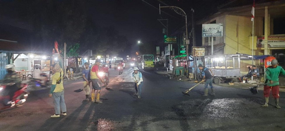 Pertahankan Jalan Mantap, DPU Kabupaten Tegal Perbaiki 32 Ruas Jalan
