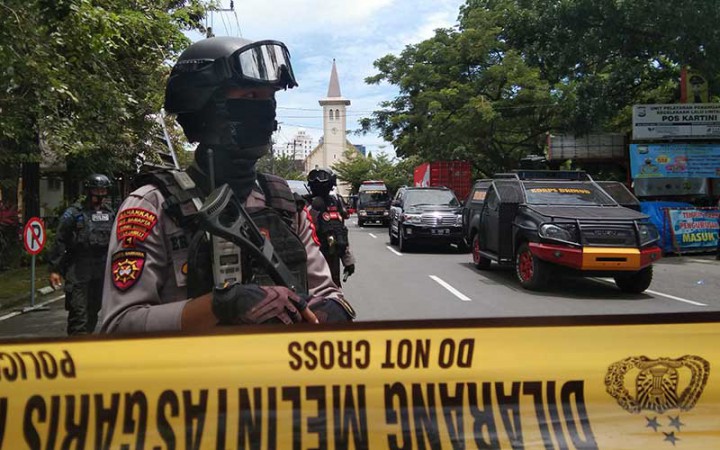 Empat Sekawan Ditangkap! Diduga Doktrin Pasutri Pelaku Bom Bunuh Diri Gereja Katedral Makassar