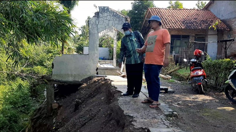 Ancam Pemukiman, Tanggul di Cibendung, BanjarharjoHarus Segera Diperbaiki