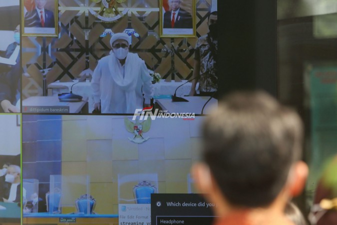 Pengacara Habib Rizieq Dibatasi Ikuti Sidang, 1.859 Personel Gabungan Dikerahkan Jaga Pengadilan