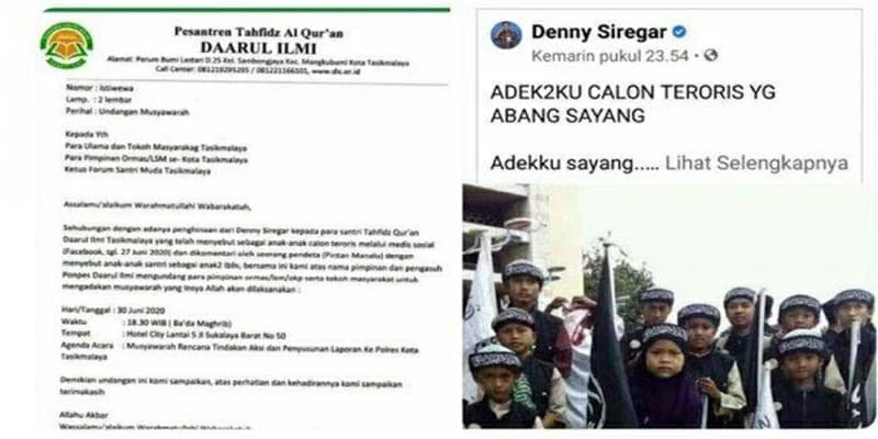 Kasus Adekku Calon Teroris Denny Siregar Bureng, Bareskrim-Polda Jabar Saling Lempar