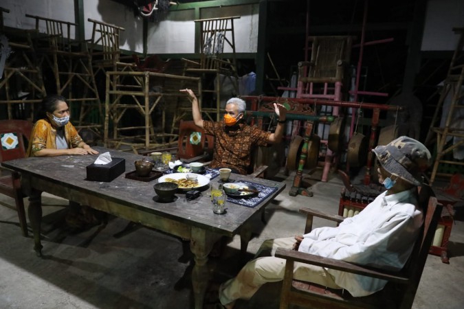 Ke Rumah Tanto Mendut, Ganjar Bahas Pengembangan Kawasan Borobudur