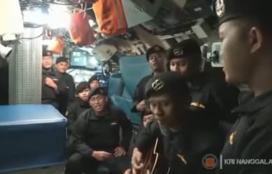 Berdurasi 22 Detik, Video Kru KRI Nanggala Nyanyi Bersama dengan Gembira 'Ku Tak Siap Tanpa Dirimu' Viral