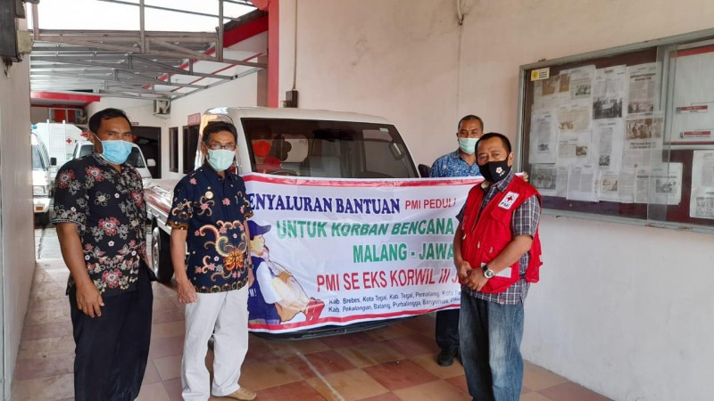 Salurkan Bantuan untuk Korban Gempa Bumi Malang, PMI Kirim Telor Asin dan Bawang Merah