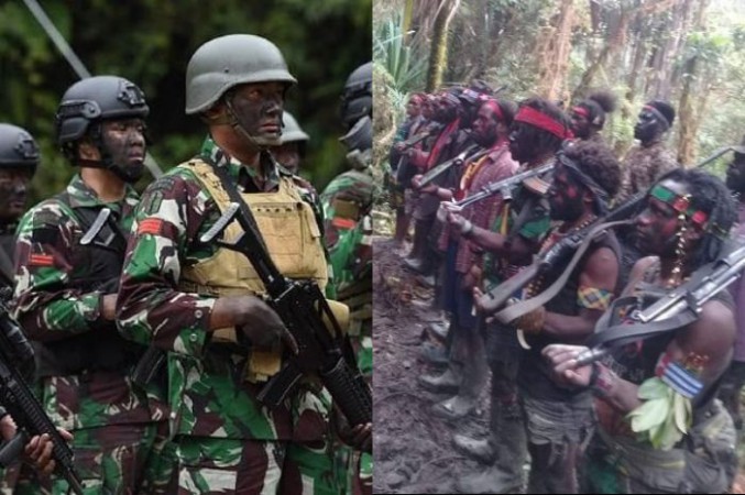 Distrik Ilaga Diserbu Pasukan TNI-Polri, Seoarang Lagi Teroris KKB Papua Tewas Ditembak, Satunya Lari ke Hutan