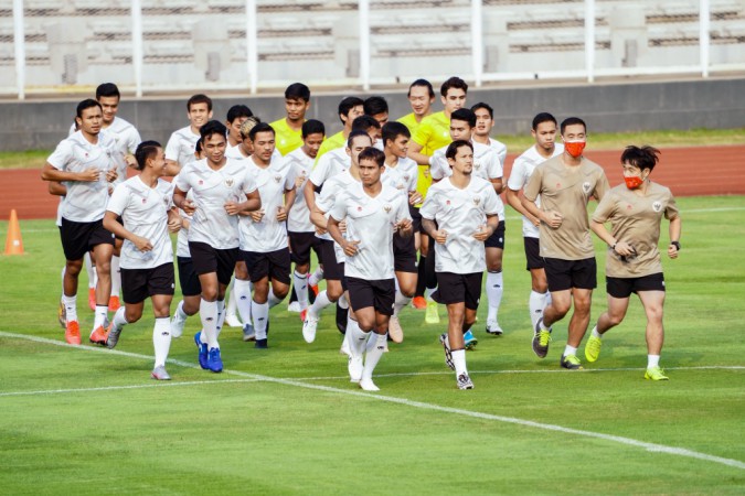 Hadapi Thailand, Vietnam, dan UEA, Timnas Fokus Latihan Fisik