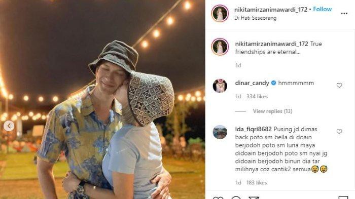 Nikita Mirzani Bikin Heboh Lagi, Unggah Foto Mesra Cium Dimas Beck