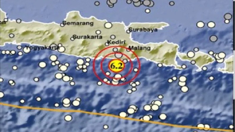 Aktivitas Gempa di Selatan Jawa Meningkat, Magnitudonya Antara 2 sampai 6