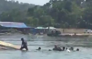 Perahu Wisatawan Karam di Waduk Kedungombo, Para Korban Berteriak Minta Tolong, 9 Orang Hilang