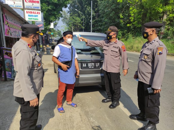 Sudah Mulai Rutin, Kendaraan dari Luar Kota Dicegat di Pemalang