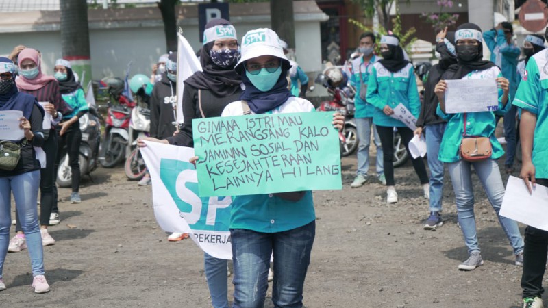 May Day, Buruh di Brebes Minta THR Tidak Dicicil