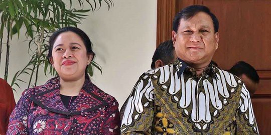 Jika Jadi Berpasangan Prabowo-Puan 51,4 Persen, Ganjar-Erick 37,8 Persen