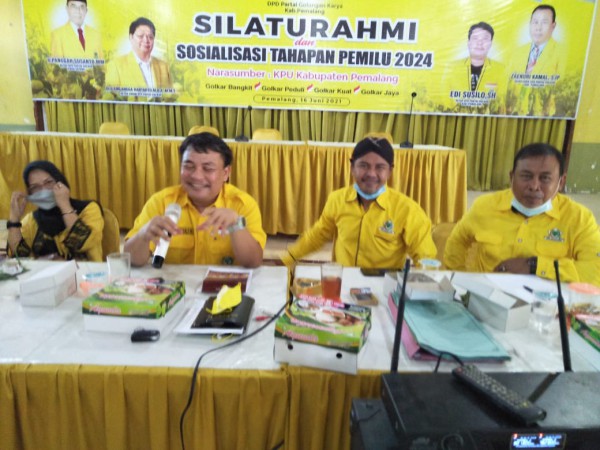 Ketua Golkar Pemalang: Airlangga Sudah Teruji, Cerdas, Bersih dan Berwibawa, Sangat Pantas Jadi Presiden RI