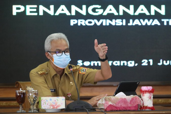 Zona Merah Meluas dan Bertambah Menjadi 13, Ganjar Perintahkan Bupati dan Wali Kota Terapkan Mikro Lockdown