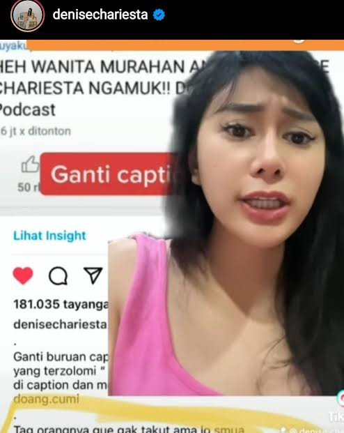 Denise Chariesta Ngamuk ke Deddy Corbuzier usai Disebut Wanita Murahan: Pria Berotot Tapi Tak Berotak!