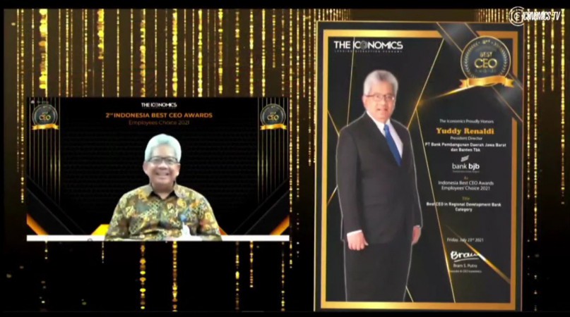 Dirut bank bjb Yuddy Renaldi Dinobatkan sebagai CEO Terbaik BPD di Indonesia