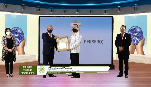 Ajang Perdana BISRA 2021, Len Industri Raih Certificate Gold Champion