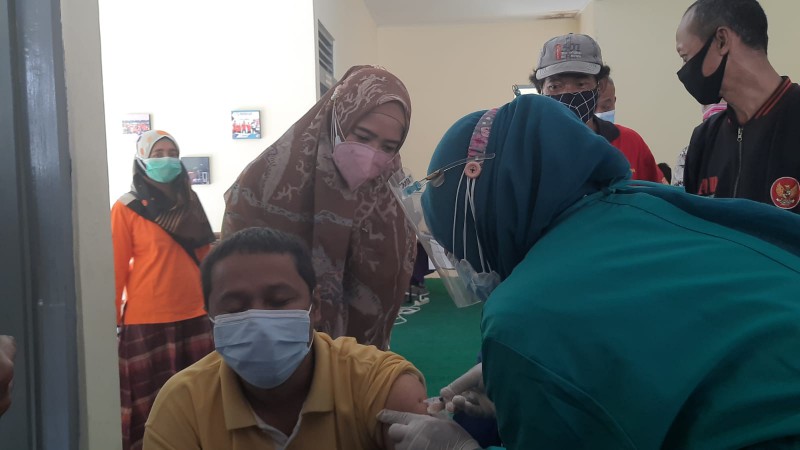 100 Warga Difabel di Kabupaten Tegal Jalani Vaksinasi Covid-19