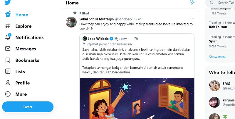 Anak-anak Diminta Jokowi Tetap Gembira, Peneliti UGM: Gimana Bahagia Jika Ortu Mereka Meninggal Karena Terinfe