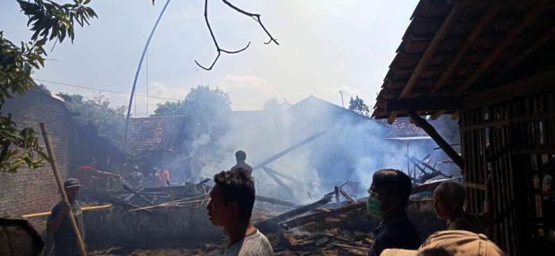 Sehari, Dua Rumah di Brebes Hangus Terbakar, Kerugian Sampai Ratusan Juta