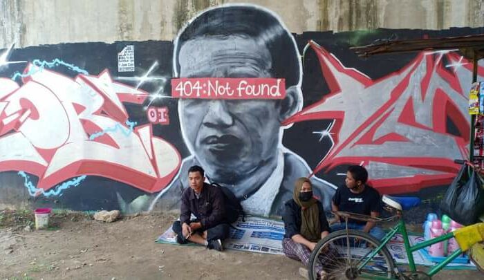 Pembuat Mural Jokowi 404 Not Found Dikejar, Polisi: Itu kan Pimpinan Negara, Lambang Negara