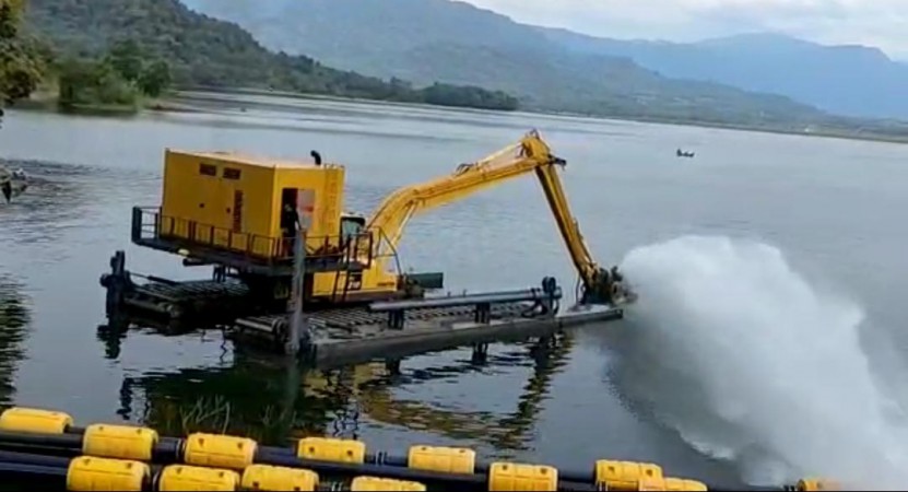 Amphibious Dragerpump Tiba di Brebes, Waduk Malahayu Siap Dinormalisasi