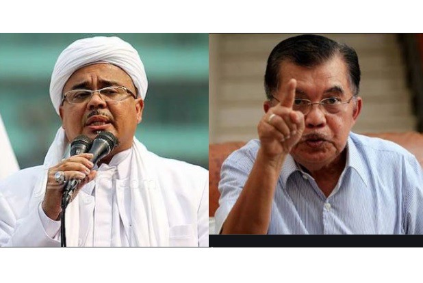 Buka Masa Lalu Habib Rizieq dan FPI, JK: Dua Kali Masuk Penjara Dia dan Diterima dengan Baik, Asal Lewat Penga