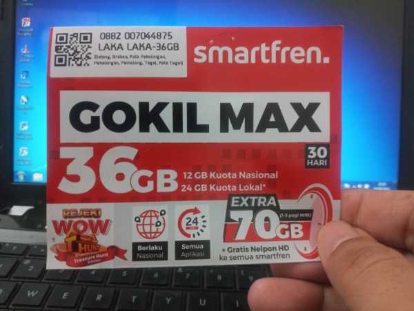 Hadir di Tegal! Smartfren GOKIL MAX Terbaru, Harga Paling Gokil dan Kuota Data Terbesar