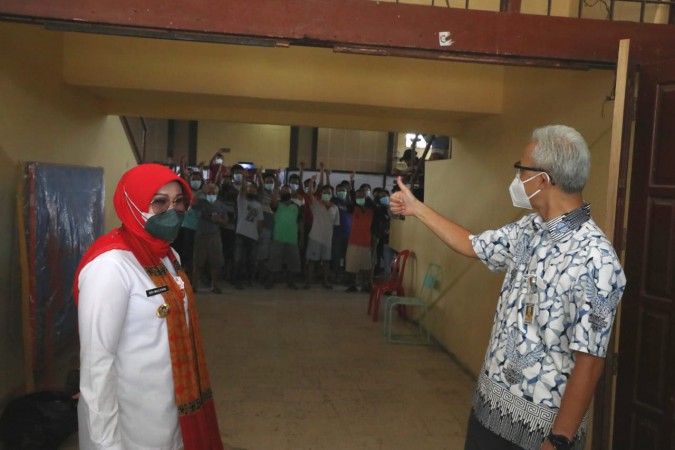 Warga Mau Diisolasi, Covid Klaten Menurun, Ganjar: Dulu Kabeh Diunek-unekke