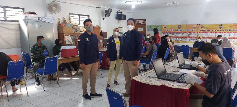 500 Pelaku UMKM Ikuti Vaksin Covid-19 Kegiatan Hipmi Peduli