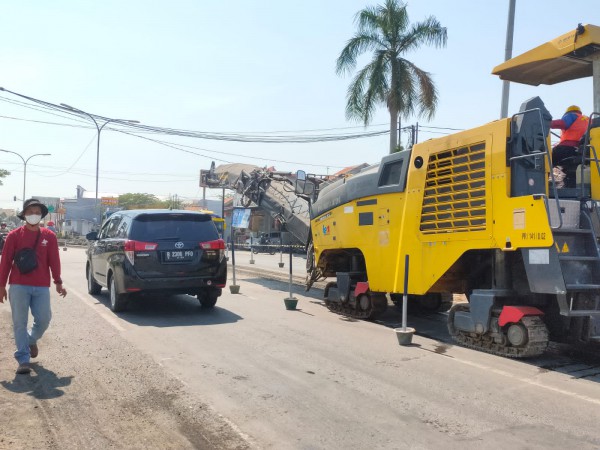 Empat Titik Sepanjang 9 KM di Jalur Pantura Diperbaiki