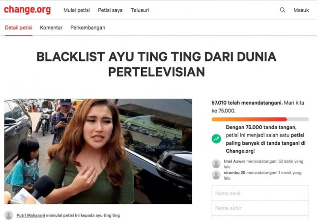 61 Ribu Orang Minta Ayu Ting Ting Di-blacklist Selamanya dari TV, Disebut Ada yang Merasa Jengah