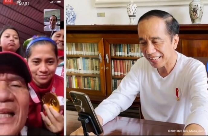 Setelah 41 Tahun Raih Emas Lagi, Jokowi Video Call dan Tunggu Atlet Paralimpiade di Istana Negara