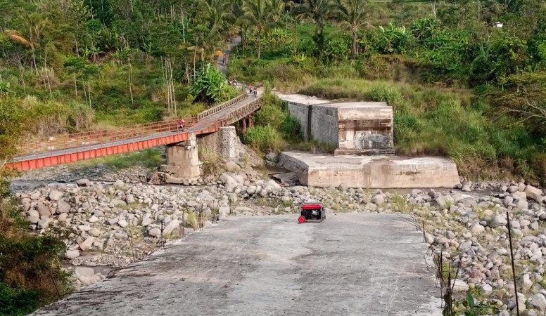 Mulai Dikerjakan, Proyek Jembatan Kali Keruh Bernilai Rp11,09 Miliar Harus Selesai Desember