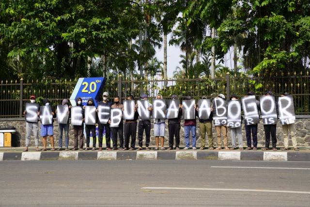 Dua Minggu Terakhir Kebun Raya Dikepung Demo, Jokowi Disebut Jarang di Istana Bogor