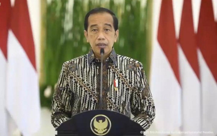 Berpidato Di HUT Ke-57 Golkar, Presiden Jokowi Apresiasi Penanganan ...