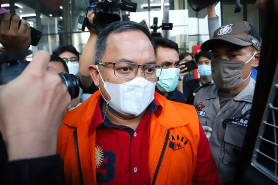 Bupati banyuasin Dodi Reza Alex Ditangkap KPK di Jakarta,
