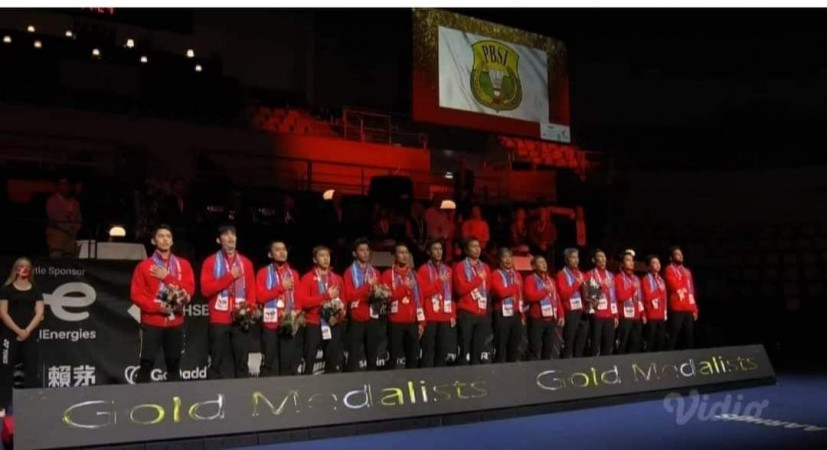 Indonesia Juara Piala Thomas, Sayangnya Merah Putih Dilarang Dikibarkan