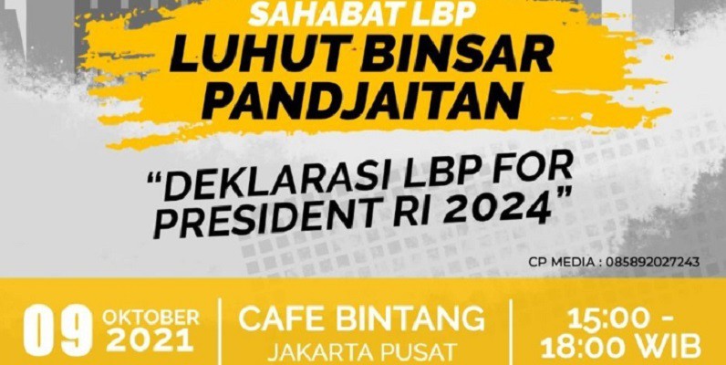 Luhut Dideklarasikan Jadi Presiden 2024, Muslim Arbi: Kepagian Atuh!