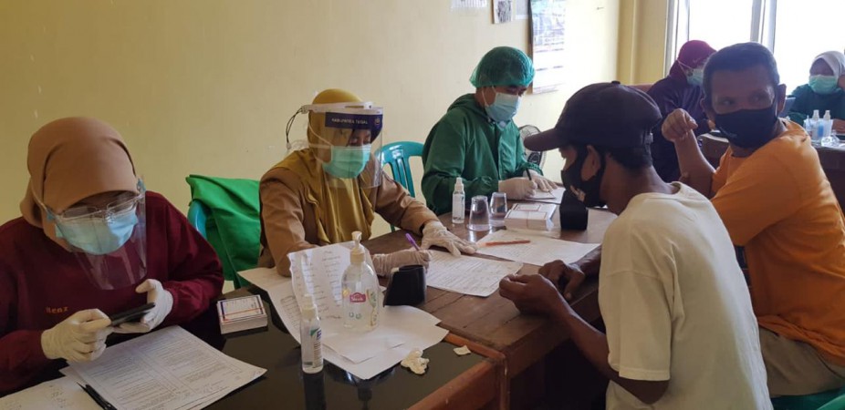 Capaian Vaksin Baru 34 Persen, Kabupaten Tegal Masih Level 3