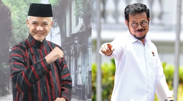 Saling Balas Pujian, Ganjar Pranowo dan SYL Bakal Duet di 2024?