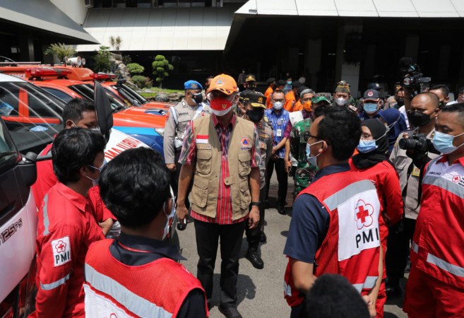 Berpotensi Dilanda Cuaca Ekstrem, Jawa Tengah Siaga Sampai April, Ganjar Gelar Apel Kesiapsiagaan Bencana