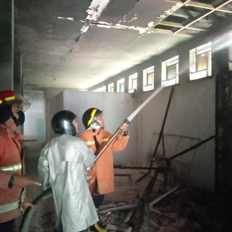 Ruang Arsip Gedung Serbaguna Pemalang Kebakaran, Lokasi Vaksinasi Dipindah ke Mapolres