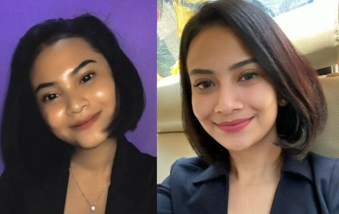 Berbaju Hitam dan Rambut Pendek, Wanita Ini Punya Wajah Mirip Vanessa Angel, Netizen: Harus Viral Ni