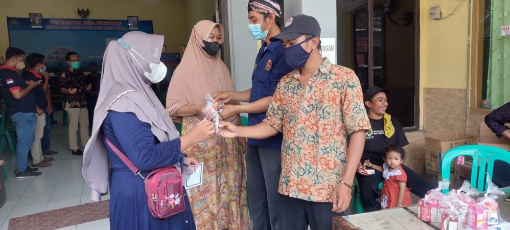 Warga yang Disuntik Vaksin di Kabupaten Tegal Mendapat Bonus Biskuit dan Susu