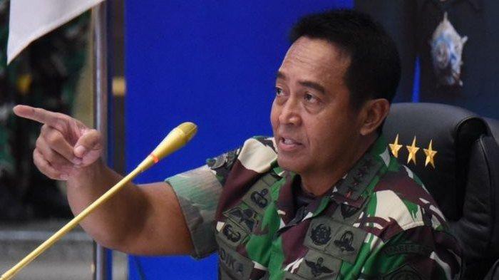 Kolonel Main HP Saat Rapat, Panglima TNI Andika Perkasa Marah Tegur Pangdam dan Danrem