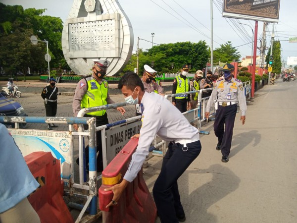 Malam Pergantian Tahun Baru, Alun-alun Brebes Ditutup