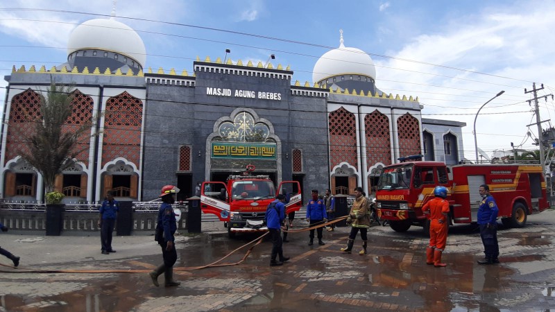 Masjid Agung Brebes Terbakar Gara-gara Sound System, Simak Kronologinya