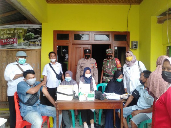 Kejar Target Capaian dan Permudah Warga, OPD di Pemkab Brebes Gencarkan Vaksinasi Door to Door