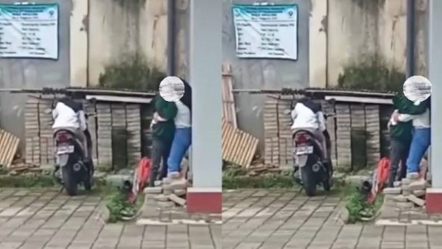 Video Sepasang Bocah Mesum di Tempat Umum Viral, Temannya Nunggu di Atas Motor